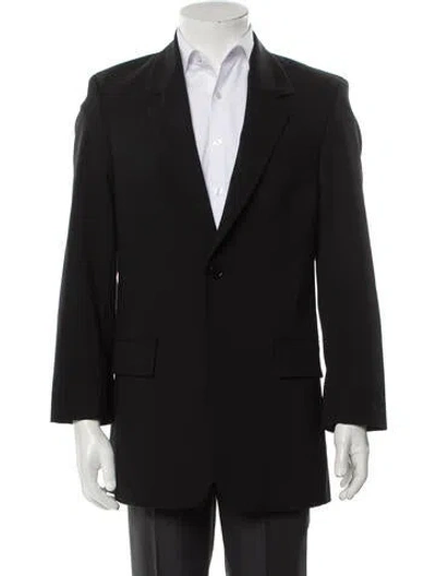 Pre-owned Msgm Wool Blazer In Black