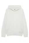 Msgm Wool-cashmere Blend Hoodie With Cozy Fit And Practical Pocket