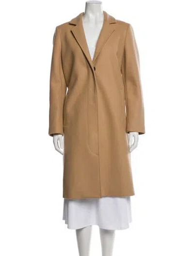Pre-owned Msgm Wool Coat In Neutral