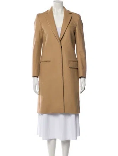 Pre-owned Msgm Wool Peacoat In Neutral