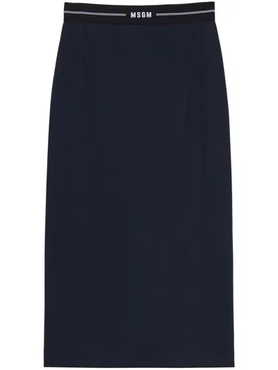 Msgm Wool Skirt