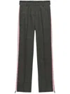 Msgm Wool Trousers In Grey