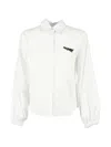Msgm Wrinkled Poplin Shirt In Multi