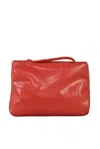 Msgm Wrist Clutch - Red In Red