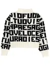 Msgm X Caterina Frongia" Lettered Sweater In Black