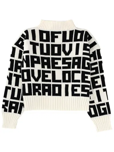 MSGM "MSGM X CATERINA FRONGIA" LETTERED SWEATER