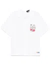 Msgm Luke Edward Hall Sailors In Love Patch T-shirt In White
