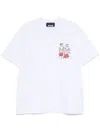 Msgm Luke Edward Hall Sailors In Love Patch T-shirt In White