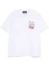Msgm Luke Edward Hall Sailors In Love Patch T-shirt In White