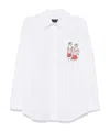 Msgm X Luke Edward Hall Sailors In Love Shirt In White