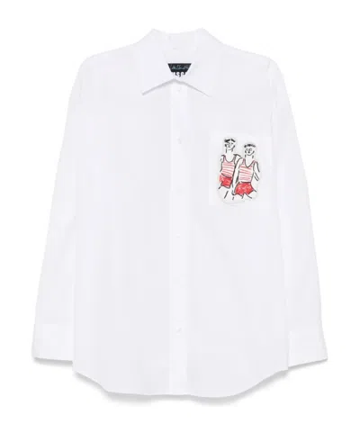 MSGM X LUKE EDWARD HALL SAILORS IN LOVE SHIRT