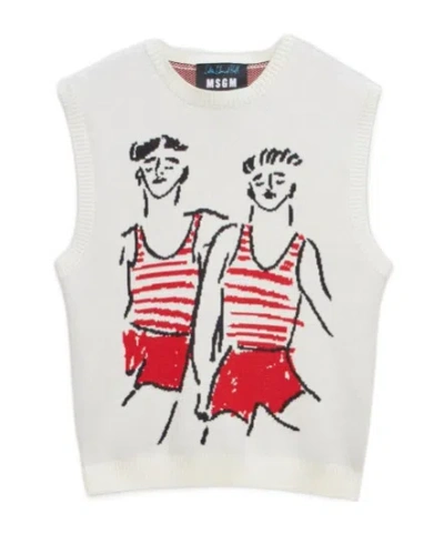Msgm X Luke Edward Hall Sailors In Love Vest