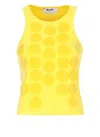 Msgm Top With Maxi Paillettes