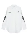 Msgm Zip-fastening Shirt In White
