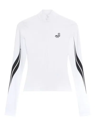 Msgm Zip-fastening Top In White