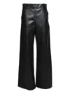 Msgm Zip Trousers In Black
