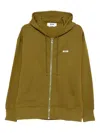 Msgm Logo Sweatshirt In Brown