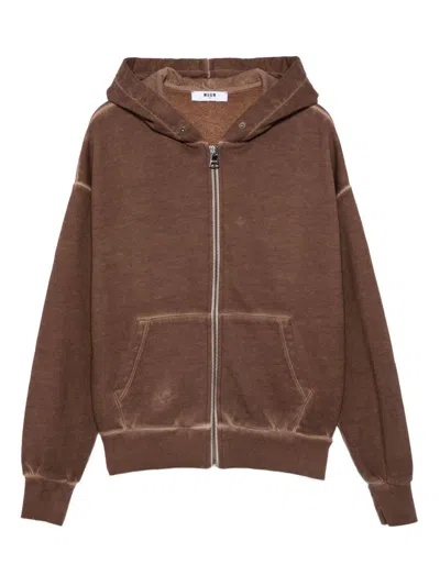 Msgm Kids' Zip-up Hoodie