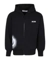 Msgm Black Sweatshirt For Boy With Logo In Black