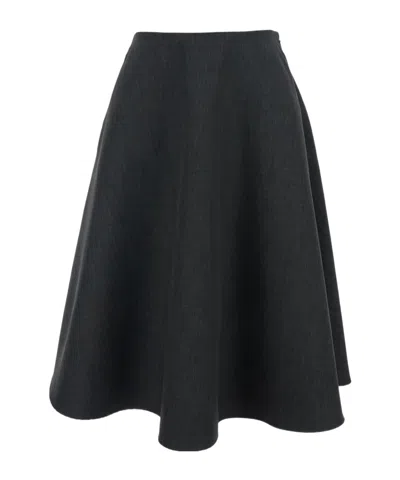 MSGM MSGM SIDE ZIPPED PLEATED SKIRT