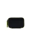 Msgm Zipper Wallet In Black