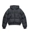 Msgm Padded Polyamide Down Jacket In Black