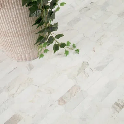 Msi Arabescato Venato Honed Marble Mosaic Floor And Wall Tile