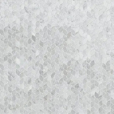 Msi Carrara White 12 In. X 13 In. Honed Marble Mosaic Floor And Wall Tile