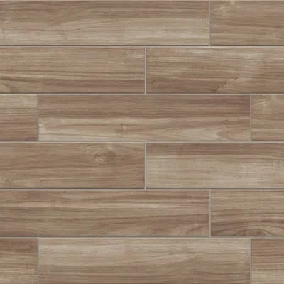 Msi Havenwood 8 In. X 36 In. Matte Porcelain Wood Look Floor And Wall Tile In Saddle