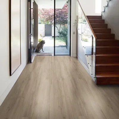 Msi Parkland 7 In. X 48 In. 5mm Waterproof Rigid Core Luxury Vinyl Plank Flooring In Refined Oak