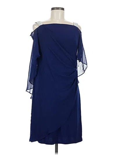 Msk 3/4 Sleeve T-shirt In Blue
