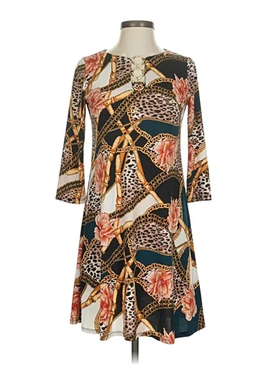 Pre-owned Msk Casual Dress In Black