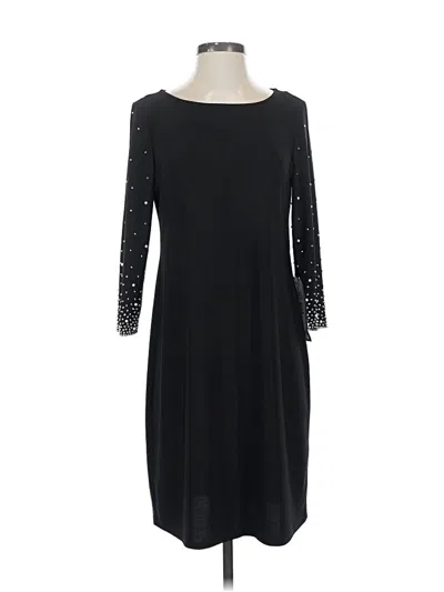 Msk Casual Dress In Black