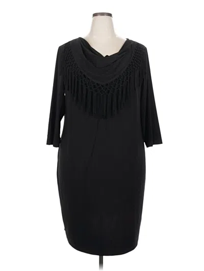 Pre-owned Msk Casual Dress In Black