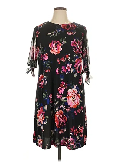 Pre-owned Msk Casual Dress In Black