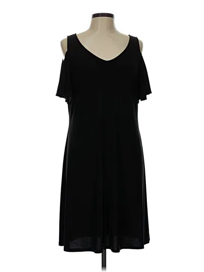 Pre-owned Msk Casual Dress In Black