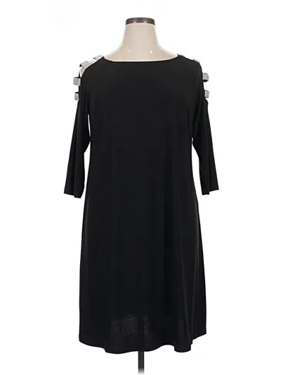 Pre-owned Msk Casual Dress In Black
