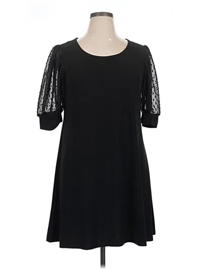 Pre-owned Msk Casual Dress In Black