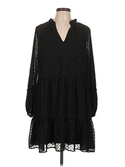 Pre-owned Msk Casual Dress In Black