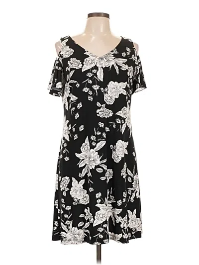 Pre-owned Msk Casual Dress In Black