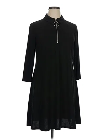 Pre-owned Msk Casual Dress In Black