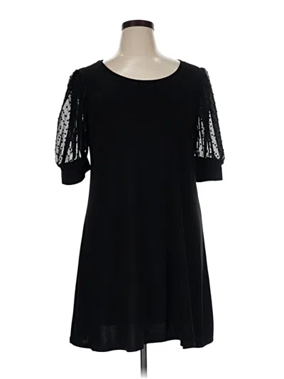Pre-owned Msk Casual Dress In Black
