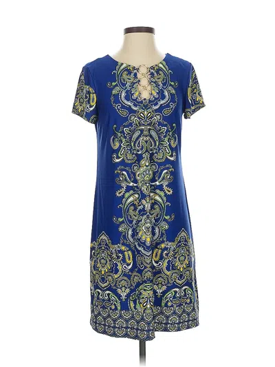 Pre-owned Msk Casual Dress In Blue