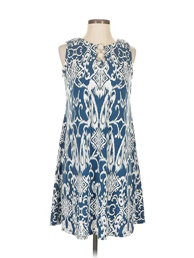 Pre-owned Msk Casual Dress In Blue