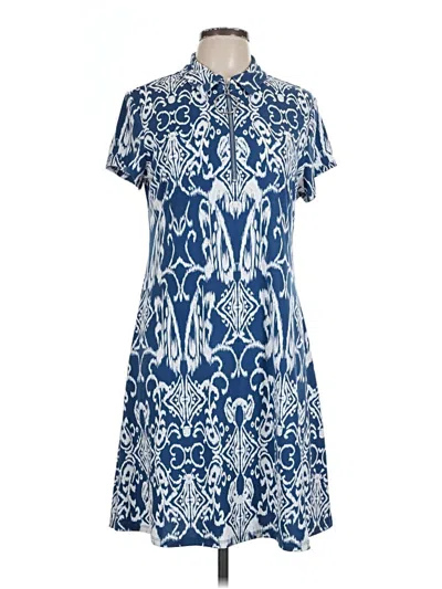 Pre-owned Msk Casual Dress In Blue