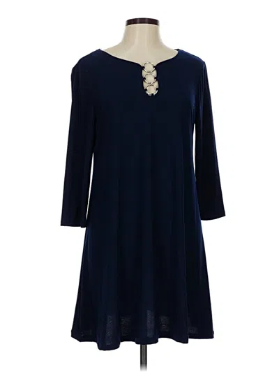 Pre-owned Msk Casual Dress In Blue