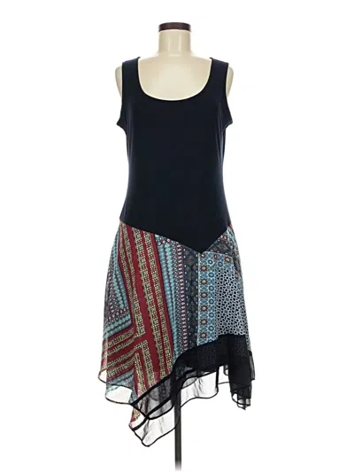 Pre-owned Msk Casual Dress In Blue