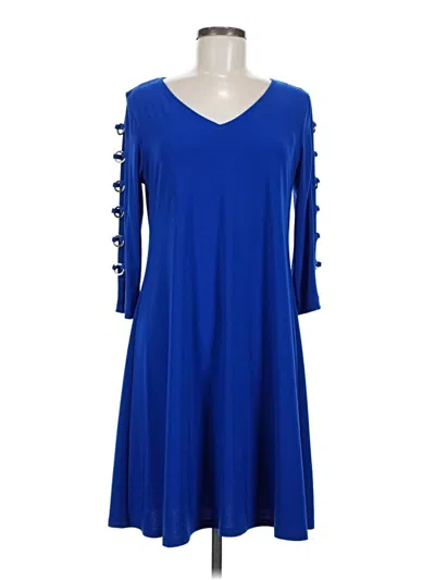Pre-owned Msk Casual Dress In Blue