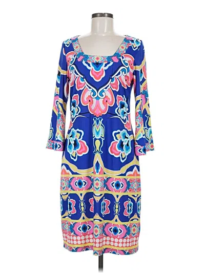 Pre-owned Msk Casual Dress In Blue