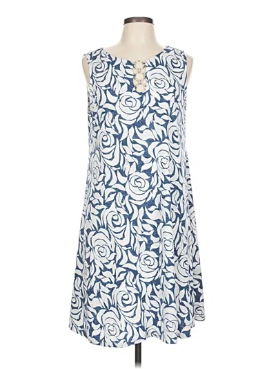 Pre-owned Msk Casual Dress In Blue